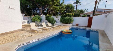 Alquiler a largo plazo a partir del 1 de septiembre de una acogedora casa con piscina privada en Alfaz de L Pi, 160 mt2, 3 habitaciones