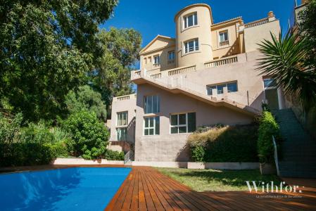 Exclusiva casa con piscina de 40 m2, jardín y cinco terrazas en la prestigiosa Avenida Tibidabo, 773 mt2, 11 habitaciones