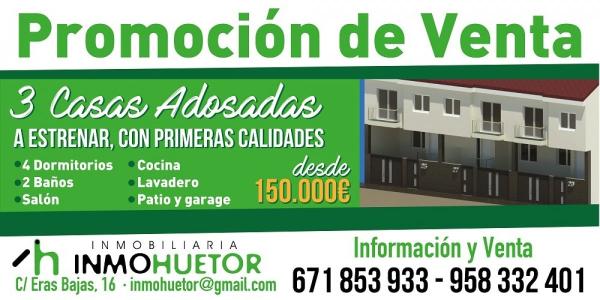ESPECTACULARES CASAS ADOSADAS EN HUETOR TAJAR ZONA DE LA PISCINA PÚBLICA, TOTALMENTE A ESTRENAR!!!, 232 mt2, 4 habitaciones