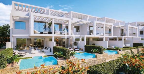 Espectacular minimalista y contemporáneo adosado en la prestigiosa Bahía de las Rocas, 139 mt2, 3 habitaciones