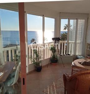 Piso con vistas al Mar, 80 metros de la Playa, 1 habitación, 1 bañó, 55 mt2, 1 habitaciones