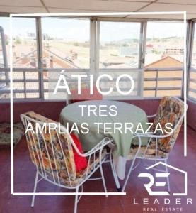 SENSACIONAL ÁTICO TRES TERRAZAS, 53 mt2, 2 habitaciones