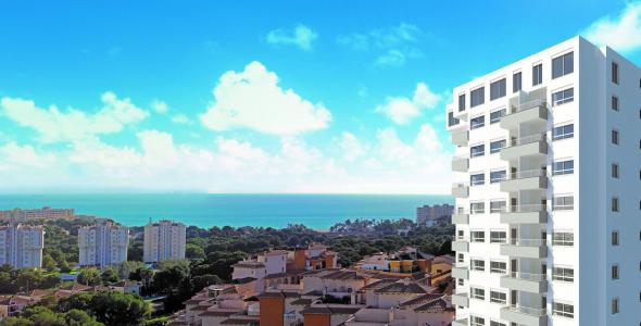 Bloque de apartamentos de obra nueva con vistas al mar a 10 min andando a la playa, 116 mt2, 3 habitaciones