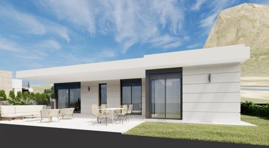 Villas de obra nueva con vistas al mar en POLOP DE LA MARINA / ALICANTE, 106 mt2, 3 habitaciones