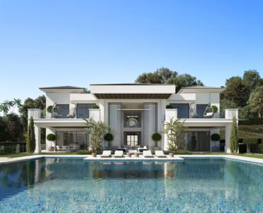 Villa Projects With Sweeping Vistas And Designer Interiors For Sale In Los Flamingos Golf, Benahavis, 650 mt2, 5 habitaciones
