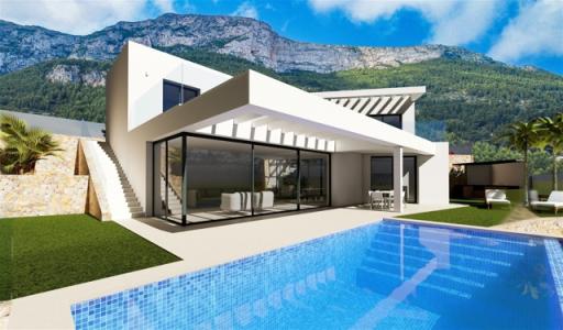 4 Bed Luxury Villa In Denia Under Construction With Sea Views, 294 mt2, 4 habitaciones