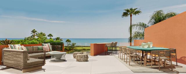 La Morera's Exclusive: A 4-bedroom Beachfront Duplex Penthouse For Sale In Marbella East, 242 mt2, 4 habitaciones