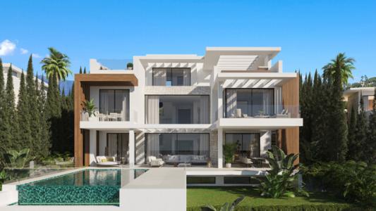 Exclusive Modern Living: Stunning Villa For Sale In Ocyan Luxury Villas, New Golden Mile, Estepona, 889 mt2, 3 habitaciones