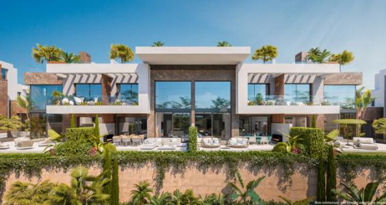 Brand New Semi-detached House With Solarium And Plunge Pool For Sale In The List, Rio Real, Marbella, 426 mt2, 4 habitaciones