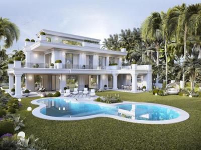 Off Plan Villa For Sale In The Golden Mile Of Marbella, With Sea Views, 647 mt2, 5 habitaciones