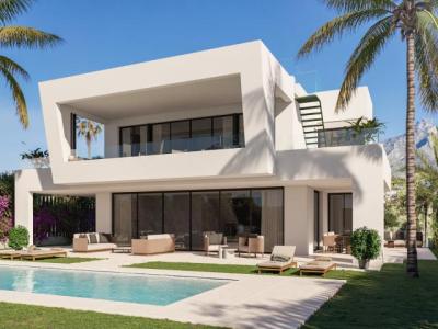 New Modern Architectural Luxury Villa For Sale In Lomas Del Virrey, Marbella Golden Mile, 1045 mt2, 5 habitaciones