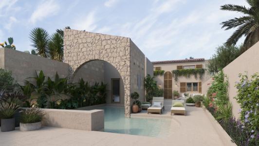 Magnifica casa con piscina, plaza de parking y vistas a la Serra de Tramuntana en Muro, 228 mt2, 3 habitaciones