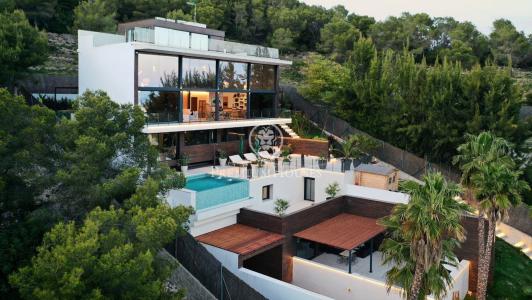 Espectacular casa de diseño con grandes vistas al mar a la venta en Can Girona, Sitges, 1131 mt2, 8 habitaciones
