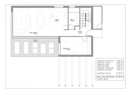 Chalet de diseño, 201 mt2, 4 habitaciones