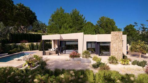 Villa moderna en Benissa Costa (Costa Blanca) nueva construcción con piscina privada, 153 mt2, 3 habitaciones