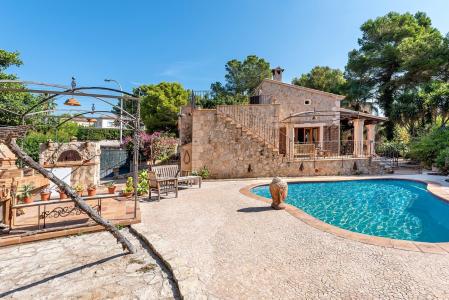 Venta chalet independiente de bioconstrucción con piscina y casa de invitados, Santa Ponsa, 305 mt2, 3 habitaciones
