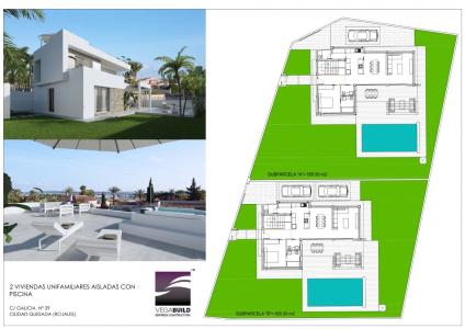 Chalet con piscina y parcela de 555 metros centro Ciudad Quesada., 287 mt2, 3 habitaciones