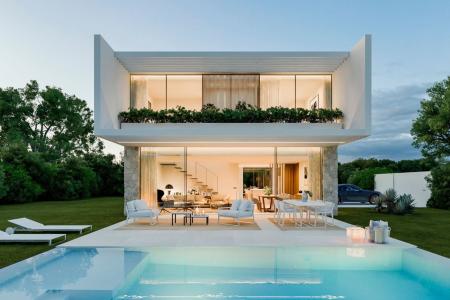 OBRA NUEVA  Proyecto de 2 estupendas Villas minimalistas en el corazón de Denia. Proyecto 1 y 2, 147 mt2, 3 habitaciones