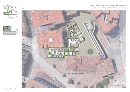 En Burgos Plaza de Alonso Martinez (Capitanía) Inicio de nueva construcción, de edificio de tres alt, 117 mt2, 3 habitaciones