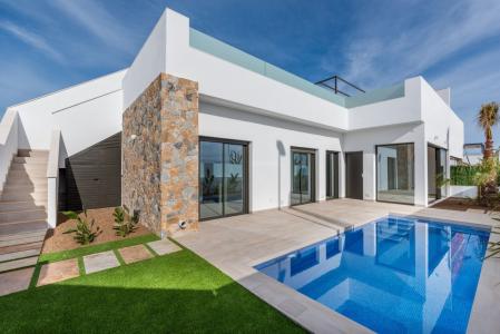 VILLAS PAREADAS NUEVAS CON PISCINA PRIVADA Y SOLARIUM EN PILAR DE LA HORADADA !!!, 74 mt2, 2 habitaciones