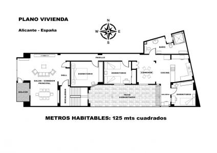 Piso por planta, altura de 2º piso, posibilidad 5 habitaciones, trastero, 165 mt2, 3 habitaciones
