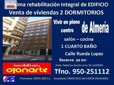 REHABILITAICION DE EDIFICIO EN EL CENTRO DE ALMERIA CALLE RUEDA LOPEZ 15, 86 mt2, 2 habitaciones