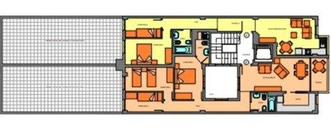 Obra nueva de  2 dormitorios con patio., 49 mt2, 2 habitaciones