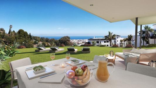Ground Floor Garden Apartment For Sale In Mirador De Estepona Hills, With Sea Views, 129 mt2, 3 habitaciones