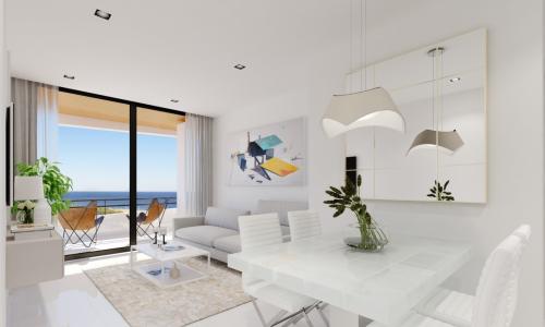 Nuevo proyecto de apartamentos con inmejorables vistas en  Gran Alacant, 98 mt2, 2 habitaciones