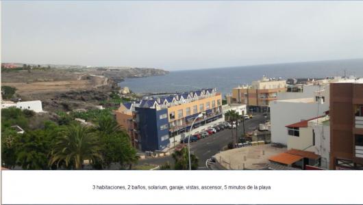 Playa San Juan, 3 dormitorios, 2 baños, solaríum, trastero y garaje con vista al mar, 100 mt2, 3 habitaciones