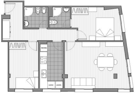 PISO A ESTRENAR EN MONCOFAR CON GARAJE Y TRASTERO, 82 mt2, 2 habitaciones