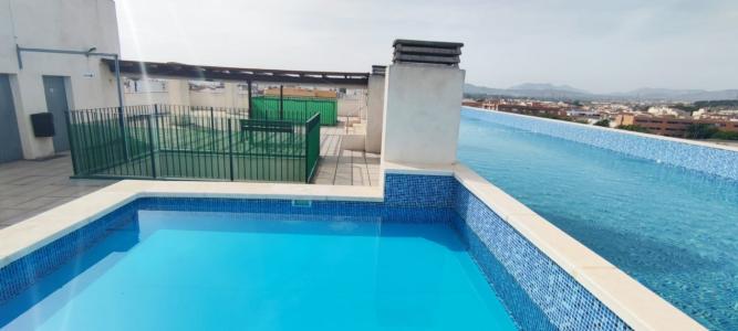 Preciosa vivienda con piscina en la terraza y barbacoa, 100 mt2, 3 habitaciones
