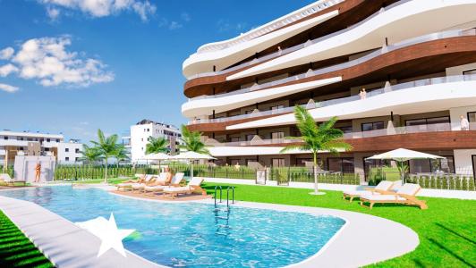 Mallorca, Sa Coma, piso de nueva construcción de 2 dormitorios con piscina comunitaria en venta, 98 mt2, 2 habitaciones