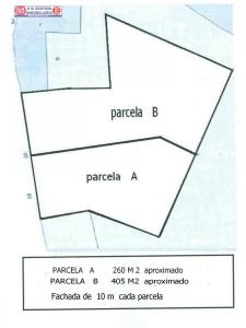 SOLAR DIVIDIDO EN DOS PARCELAS DE 260 Y 405 METROS CUADRADOS, 650 mt2, 6 habitaciones