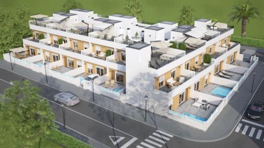 Nuevo complejo de casas de 3 dormitorios con piscina privada. Costa Calida 176.000€ a 199.000€, 138 mt2, 3 habitaciones