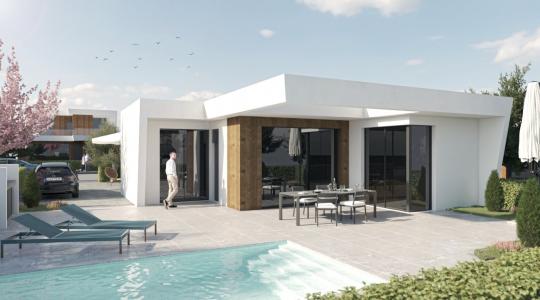 VILLAS DE OBRA NUEVA DE UNA SOLA PLANTA EN CAMPO DE GOLF ALTOANA, MURCIA, 97 mt2, 2 habitaciones