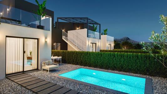 Preciosa casa adosada de 2 dormitorios bien diseñada, en campo de golf, cerca de Murcia y las playas, 76 mt2, 2 habitaciones