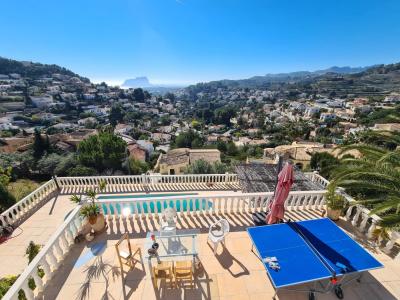 Benissa Costa: Villa española con muy buenas vistas al mar, 150 mt2, 3 habitaciones