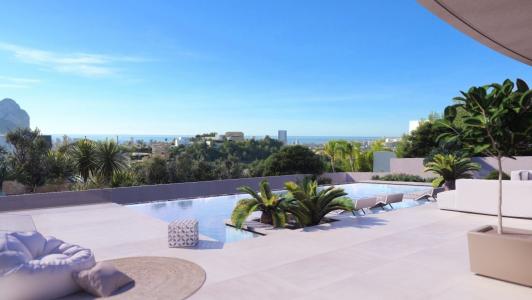 Nuevo proyecto de villa de lujo en venta en Calpe con vistas panorámicas al mar., 356 mt2, 4 habitaciones