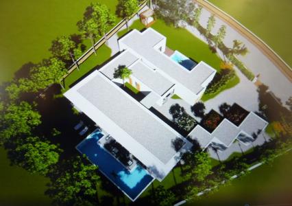 Parcela con dos Villas de diseño en Cala Morell, 388 mt2, 9 habitaciones
