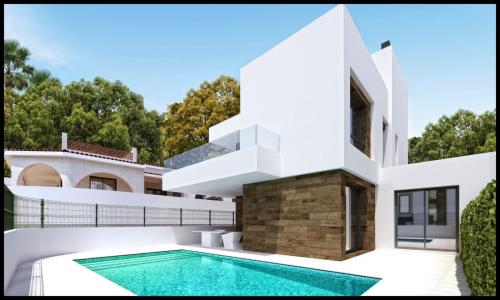 Villas modernas de obra nueva en Albir, Alfaz del pi, 240 mt2, 4 habitaciones