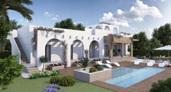 Villa independiente con jardín, piscina y amplio solárium en Ciudad Quesada, 205 mt2, 4 habitaciones