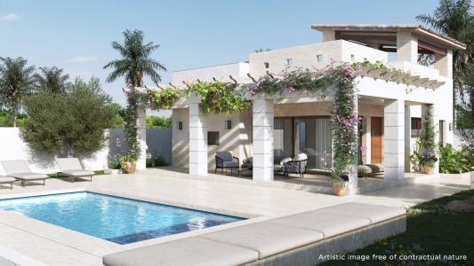 Villa independiente con jardín, piscina y amplio solárium en Ciudad Quesada, 118 mt2, 3 habitaciones