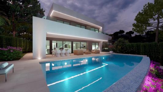 Villa de 4 dormitorios con piscina privada y vistas al mar Moraira, 411 mt2, 4 habitaciones