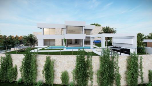 Proyecto de villa de estilo moderno de alta gama en Benimeit, Moraira, 430 mt2, 4 habitaciones