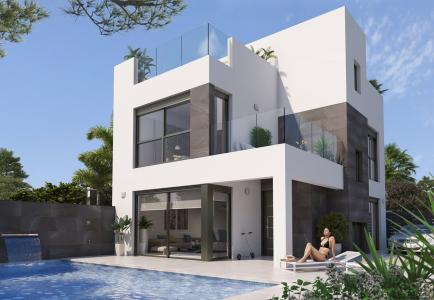 VILLA DE LUJO MUY CERCA DE LA COSTA Y PISCINA PRIVADA, 150 mt2, 4 habitaciones