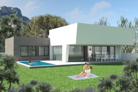 Villa con Piscina, diseño y elegancia, entre Mar y Montañas, 161 mt2, 5 habitaciones