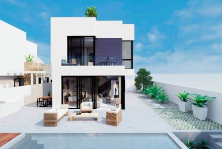 Esplendida Villa de Lujo con piscina privada en una de las mejores zonas de Torrevieja., 143 mt2, 3 habitaciones