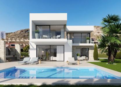 Villa de nueva construcción con vistas al mar en Finestrat, 344 mt2, 4 habitaciones