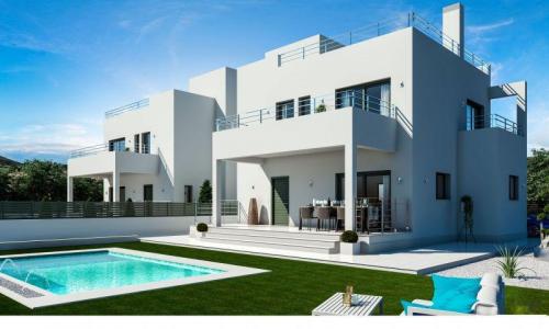 Villa independiente con piscina privada en La Marina, 175 mt2, 4 habitaciones